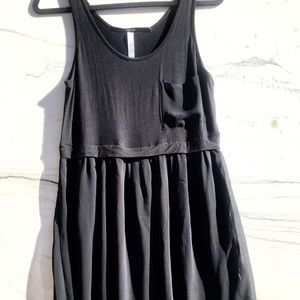 Black Knit and Tulle Kensie Cocktail Dress